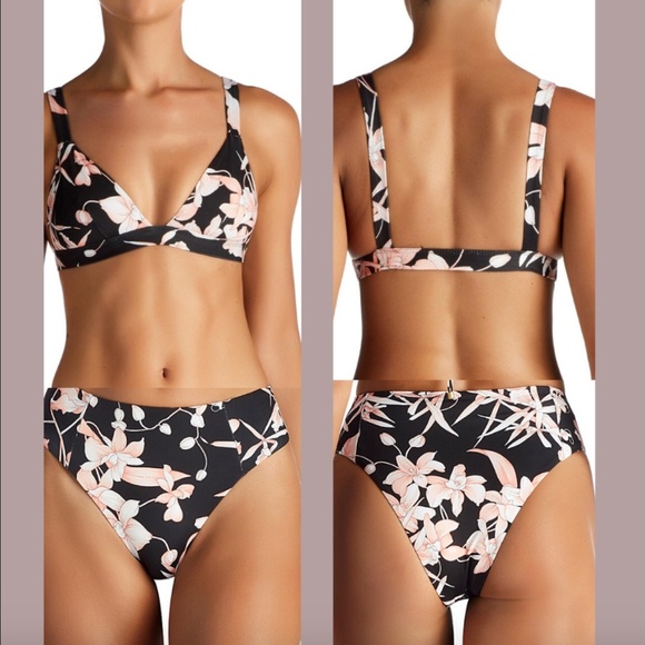 NEW $198 Vitamin A Neutra Triangle Top + Bikini bottoms [ SZ‎ Small/6 ] - Picture 1 of 8